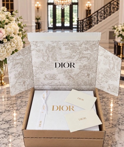 Dior large white gift box - gift,
